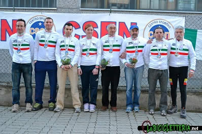 23/01/11 Borgofranco d'Ivrea (TO). Campionato Italiano CSEN-Unlac 2011 di ciclocross, 16ª prova trofeo Michelin di ciclocross 2010/11
